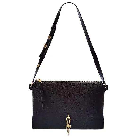 Allsaints Sheringham Leather Shoulder Bag - Picture 1 of 4